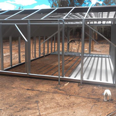 Struktur keluli prefab kambing biri -biri